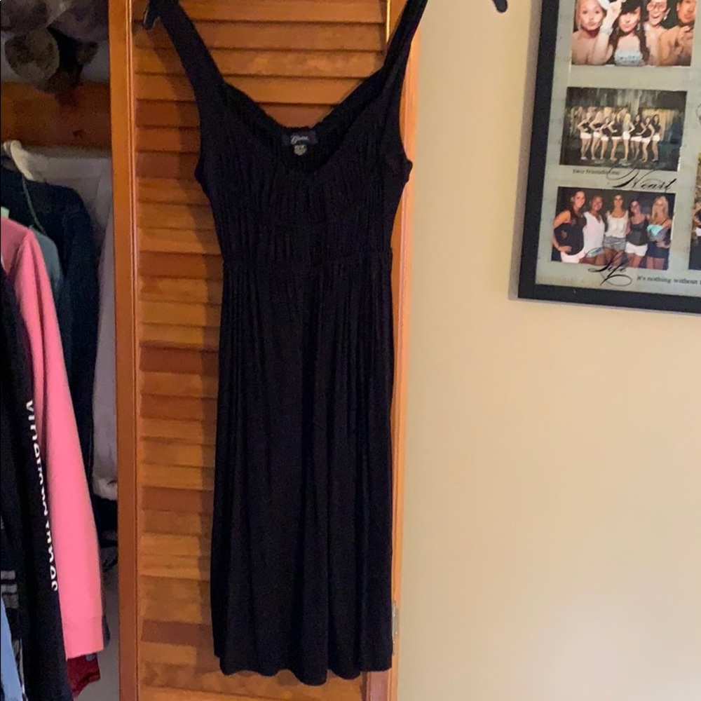 Black casual dress